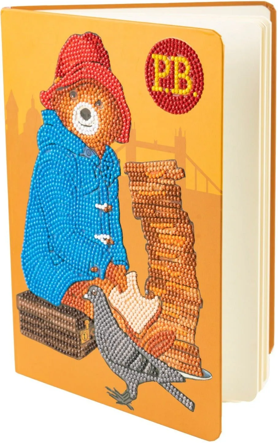 "Having A Picnic" Paddington Bear Crystal Art Notebook