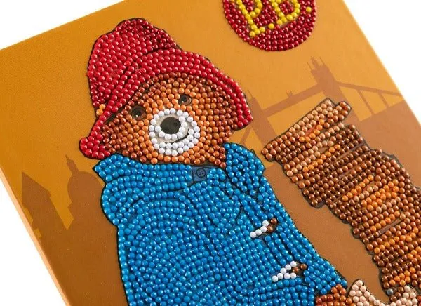 "Having A Picnic" Paddington Bear Crystal Art Notebook