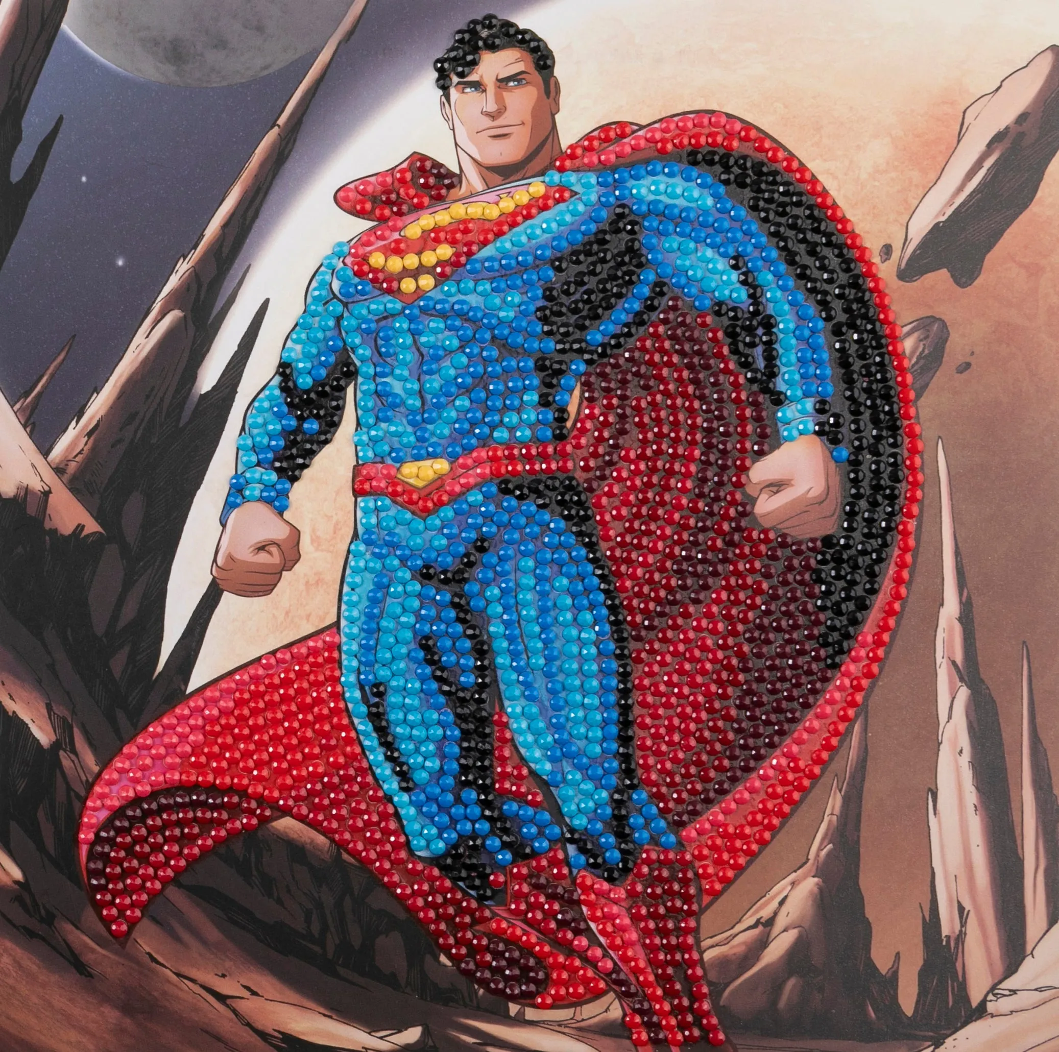 "Superman" DC Comics Crystal Art Card