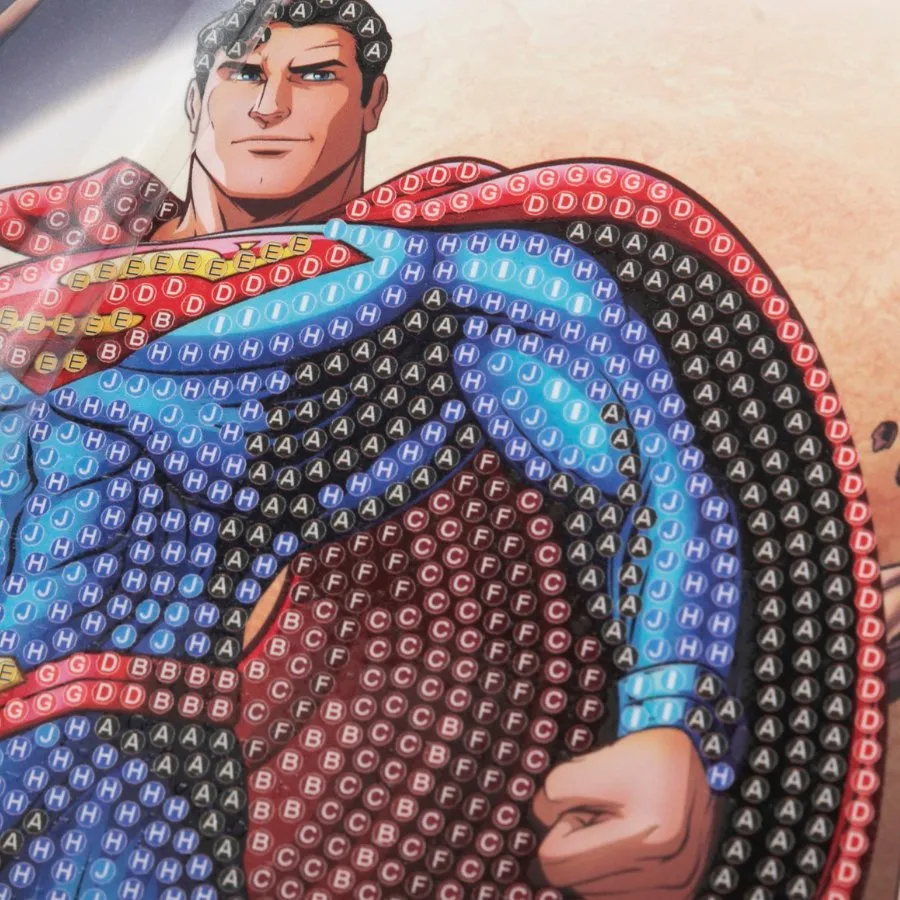 "Superman" DC Comics Crystal Art Card