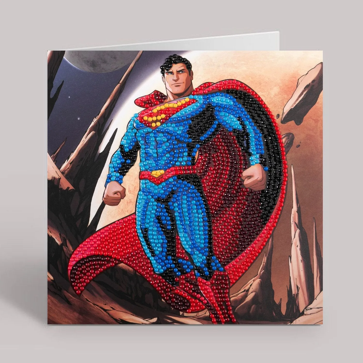 "Superman" DC Comics Crystal Art Card