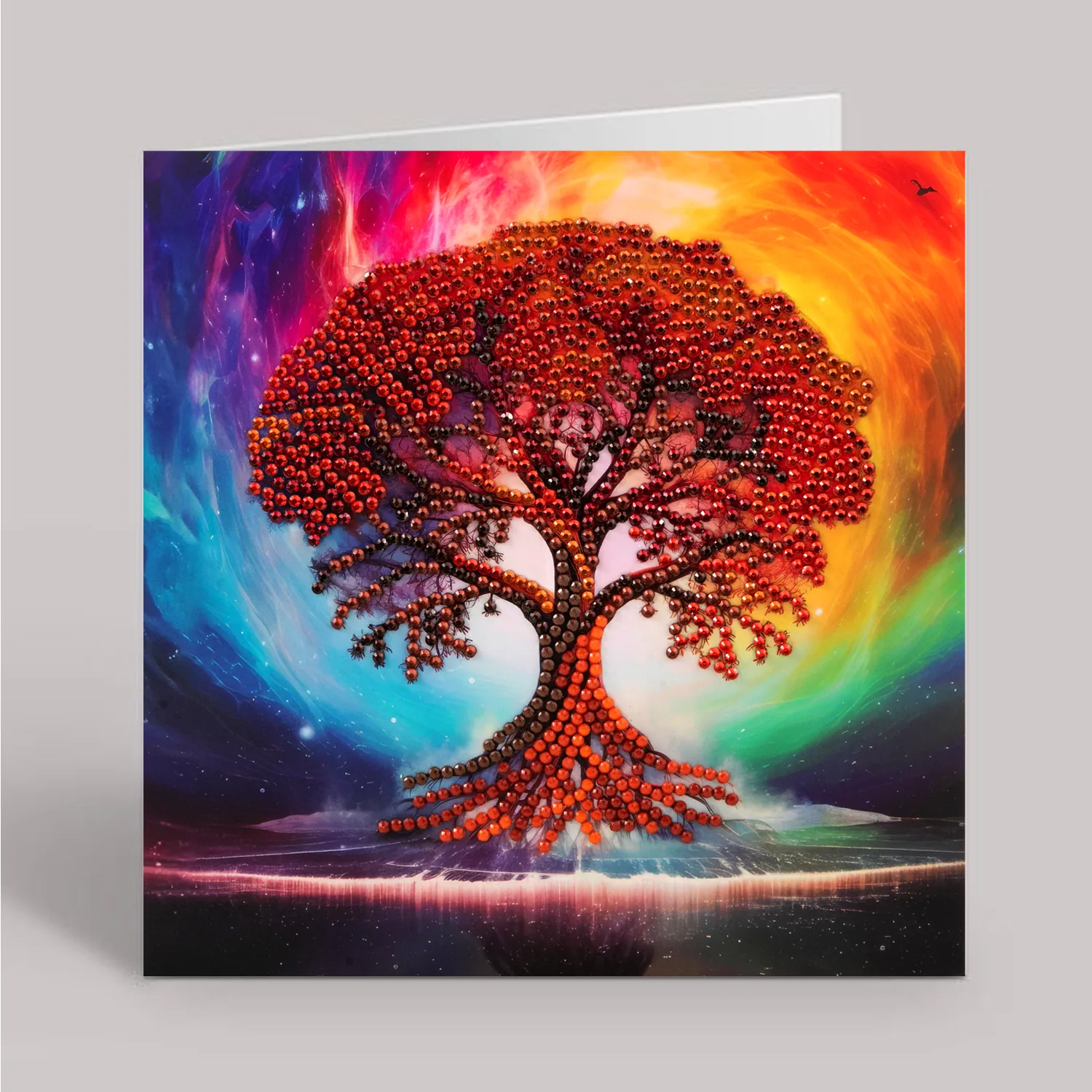 "Tree Of Life" Crystal Art Card 18x18cm