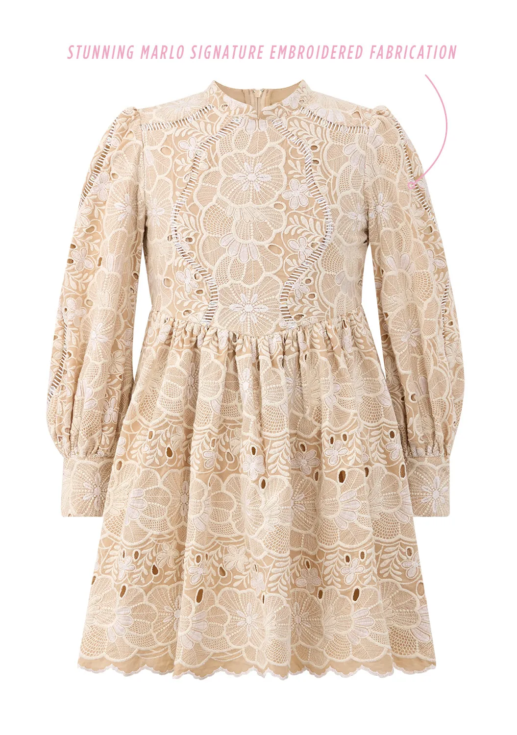 Riley Embroidered Dress