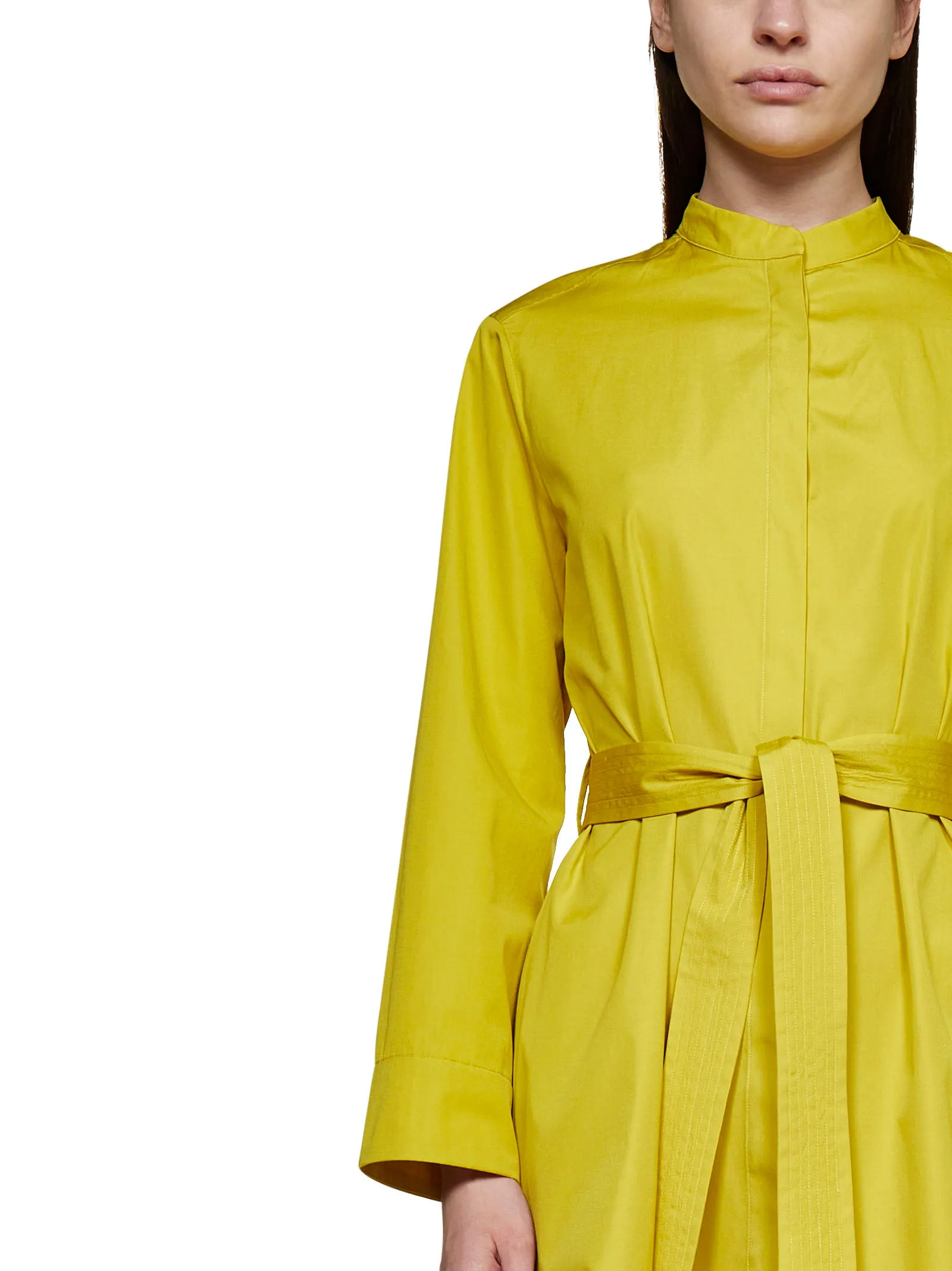 'S Max Mara Belted Midi Dress