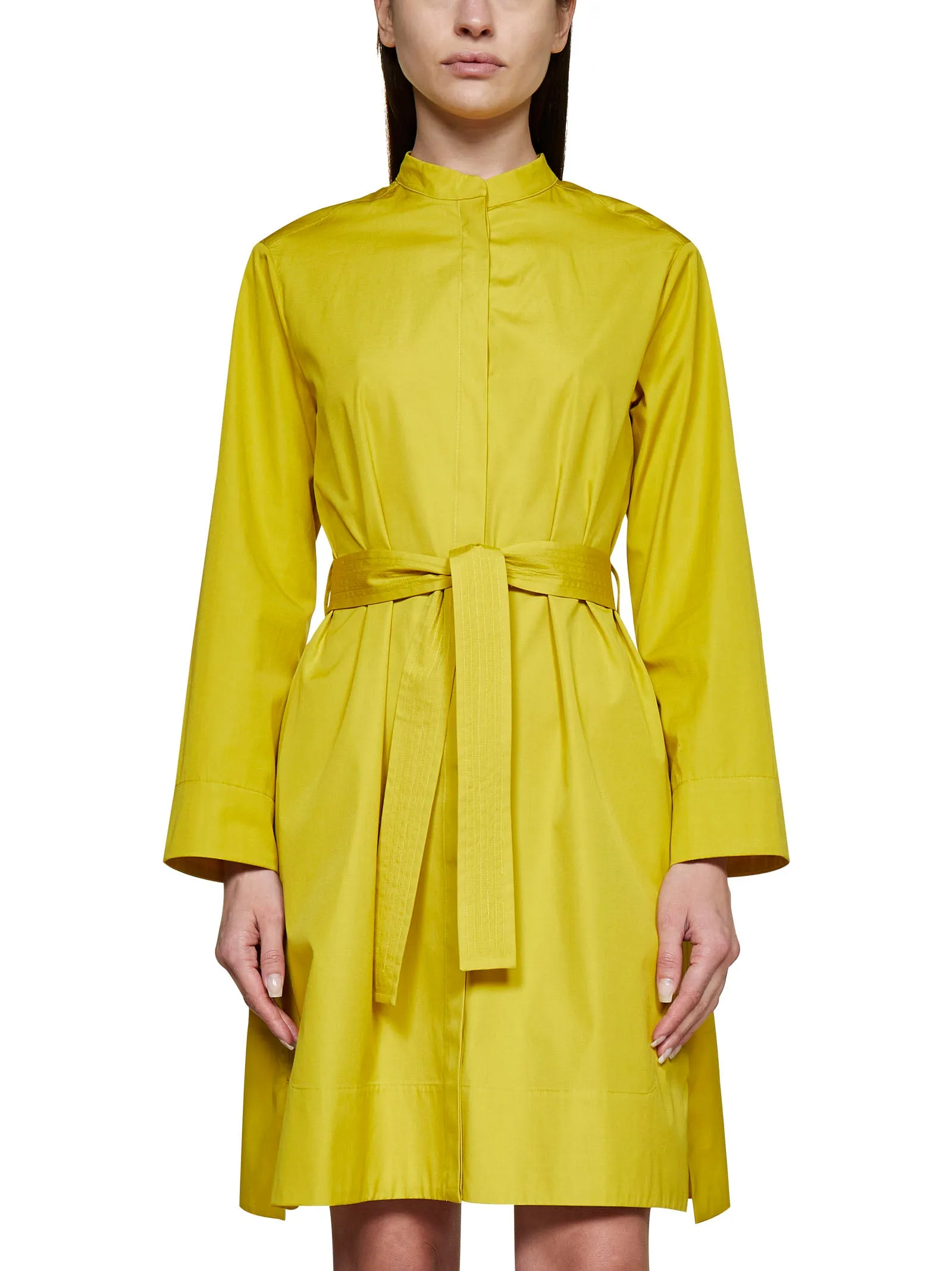 'S Max Mara Belted Midi Dress