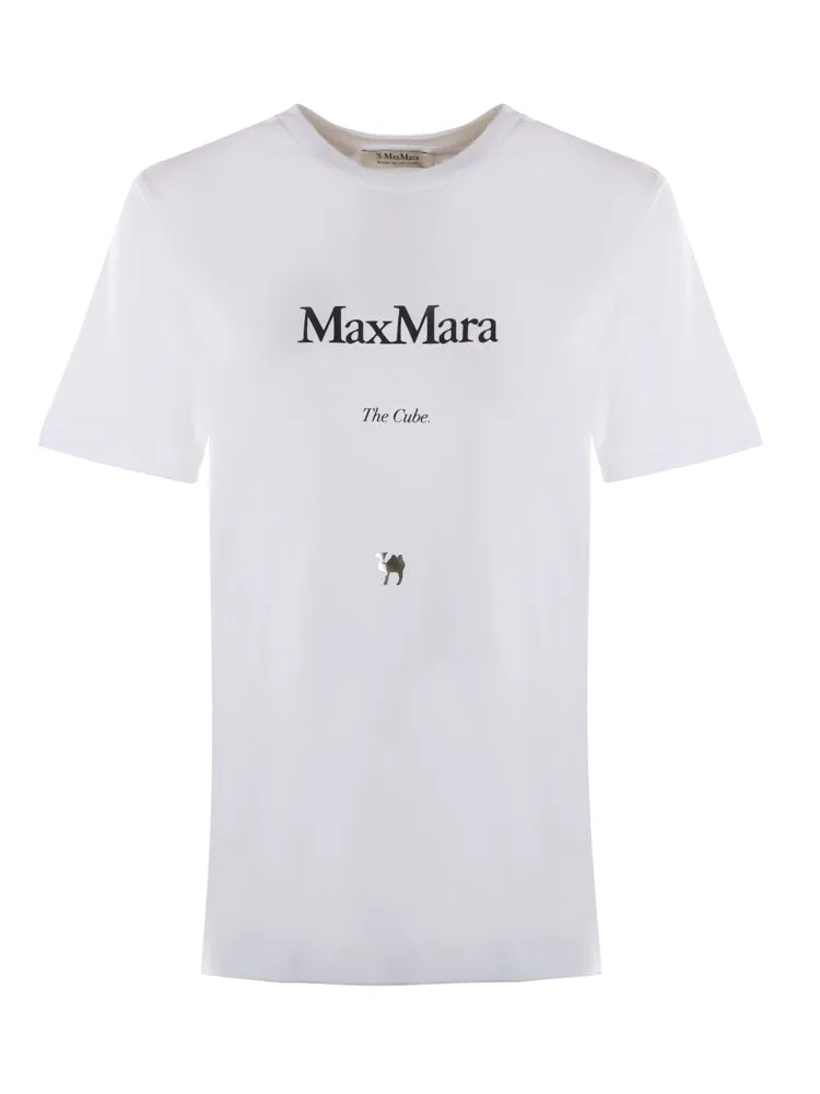 'S Max Mara Giga Logo Printed T-Shirt