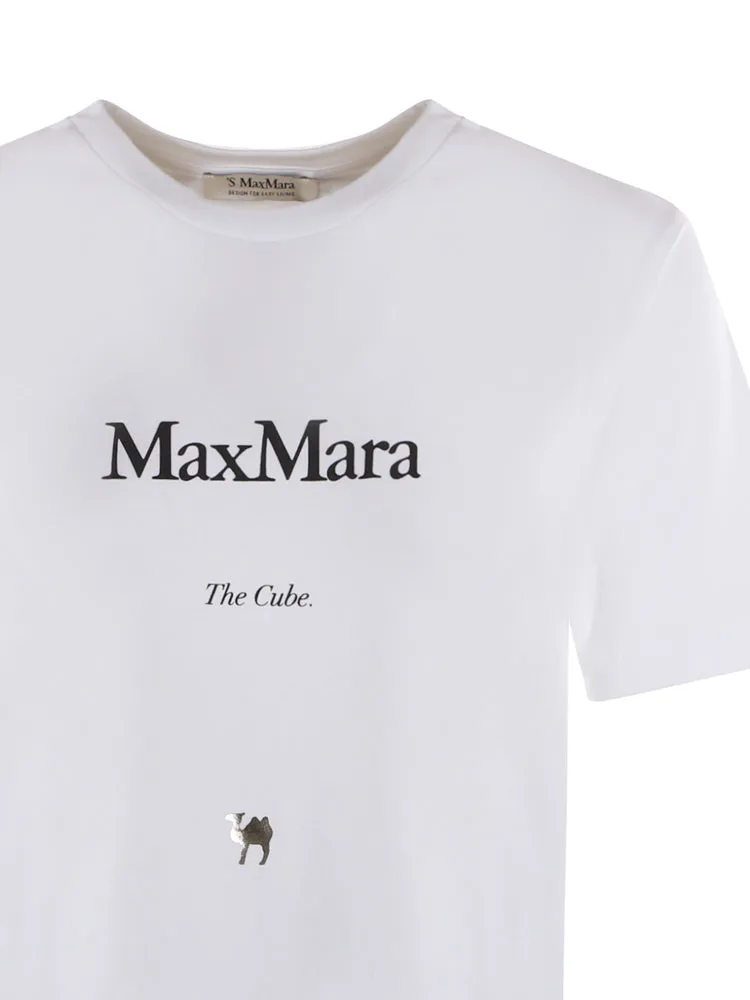 'S Max Mara Giga Logo Printed T-Shirt