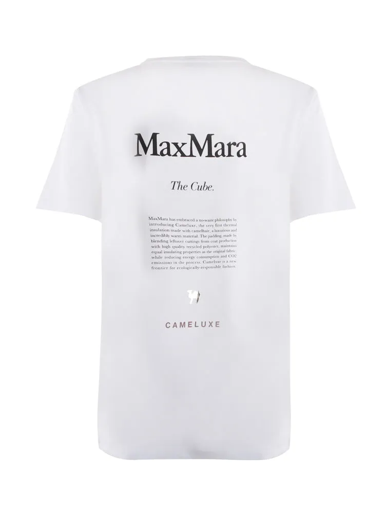 'S Max Mara Giga Logo Printed T-Shirt