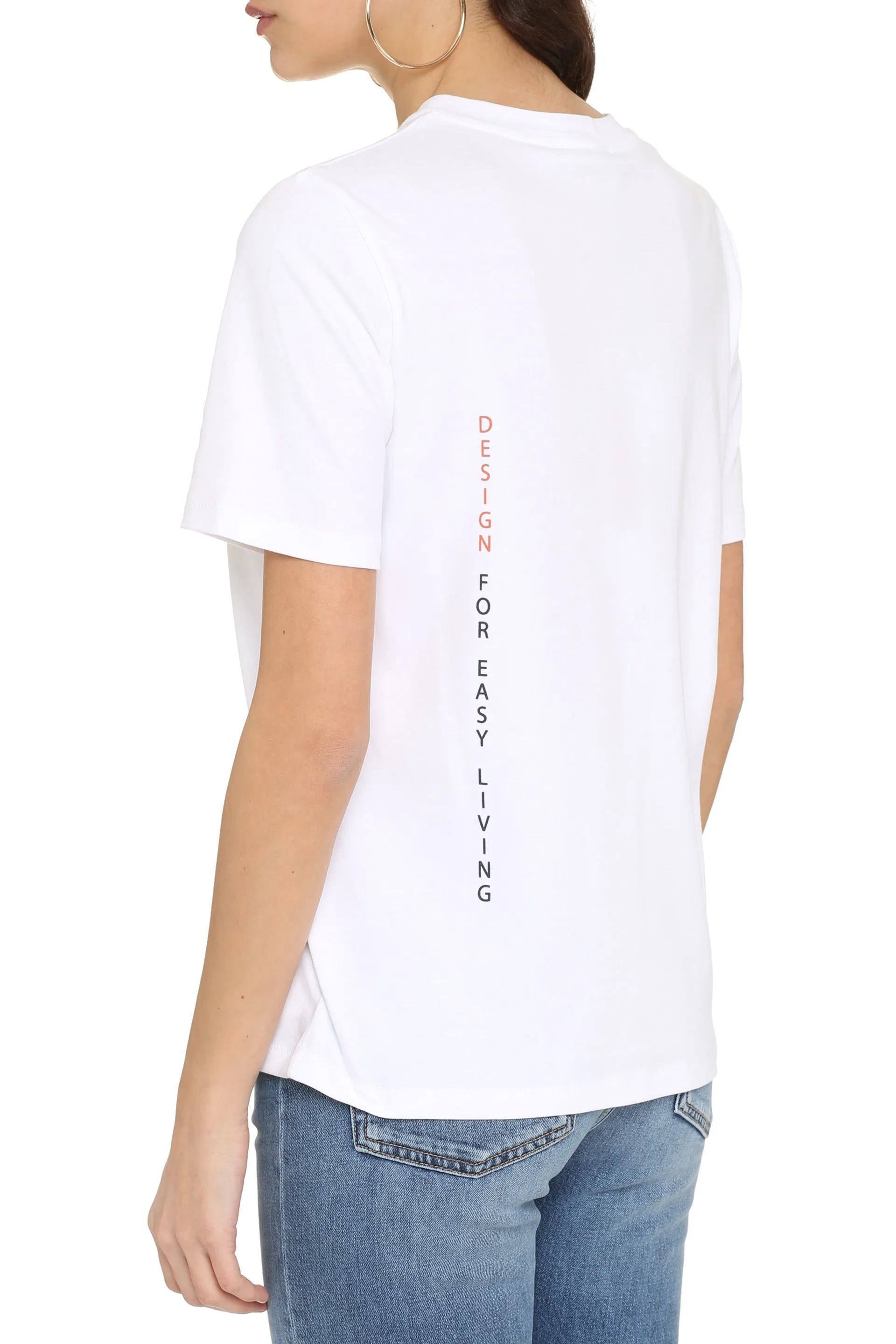 'S Max Mara Logo Print Crewneck T-Shirt