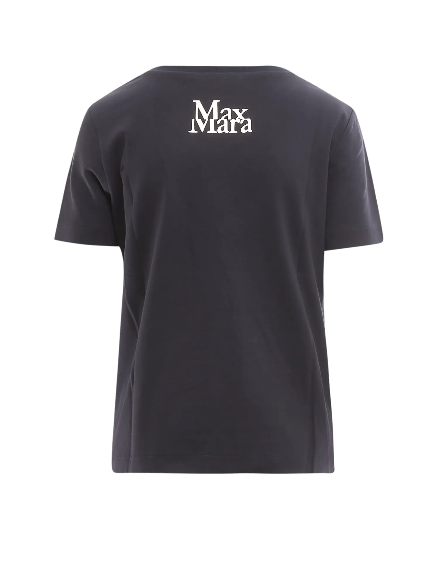 'S Max Mara Logo Printed V-Neck T-Shirt