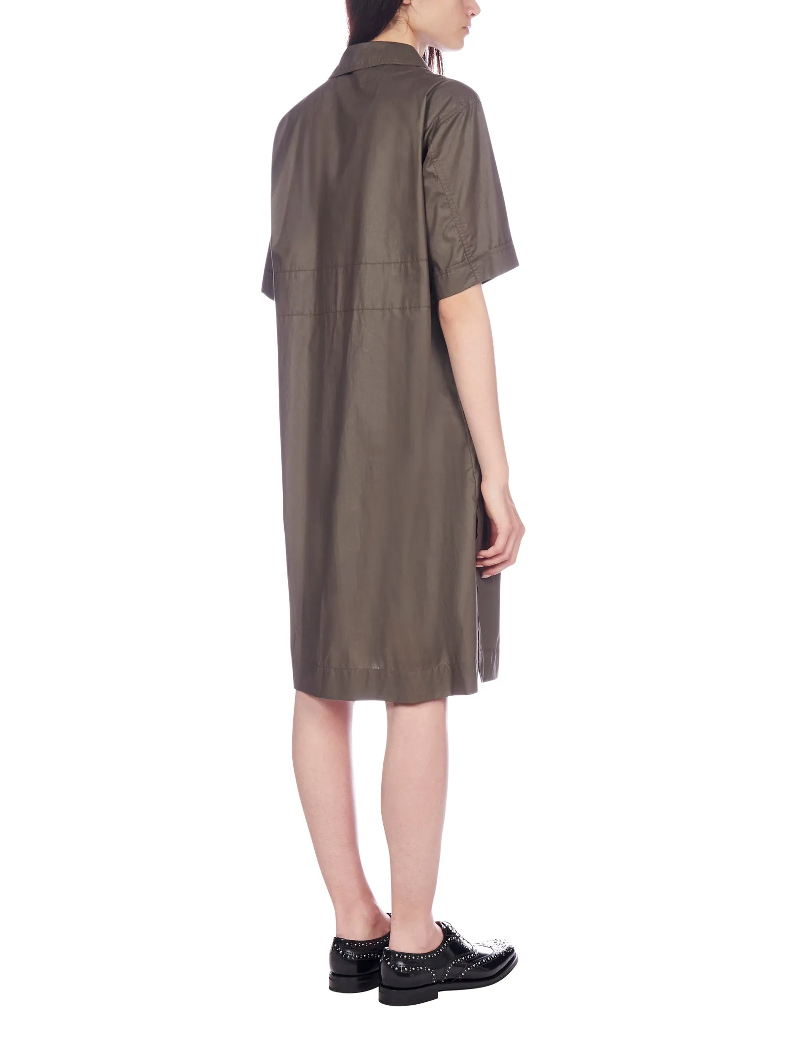 'S Max Mara Short Sleeve Belted Dress