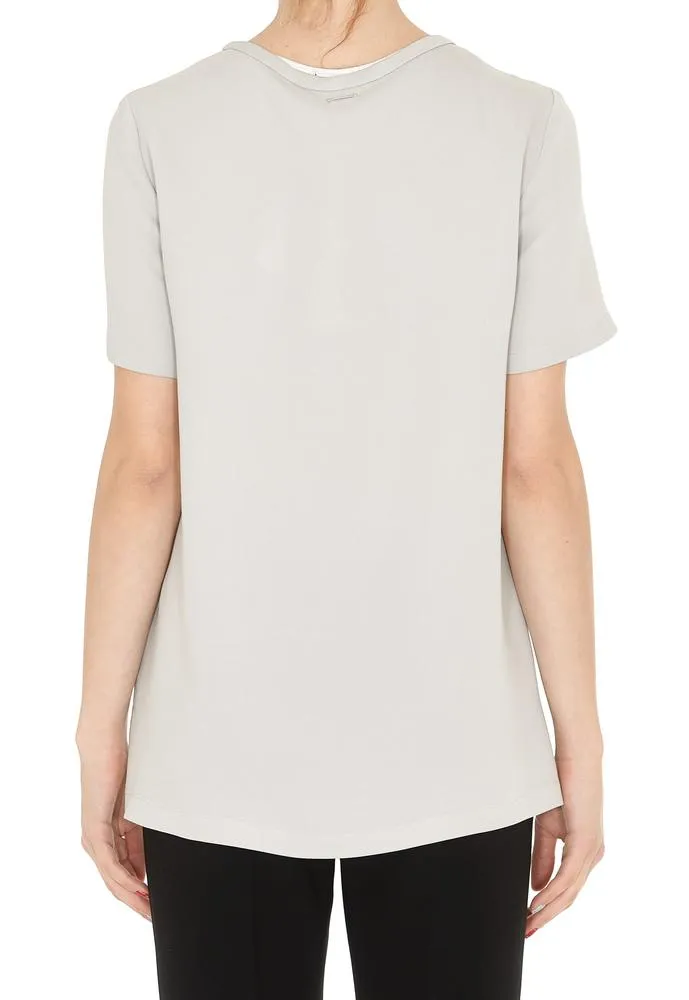 'S Max Mara Silk T-Shirt