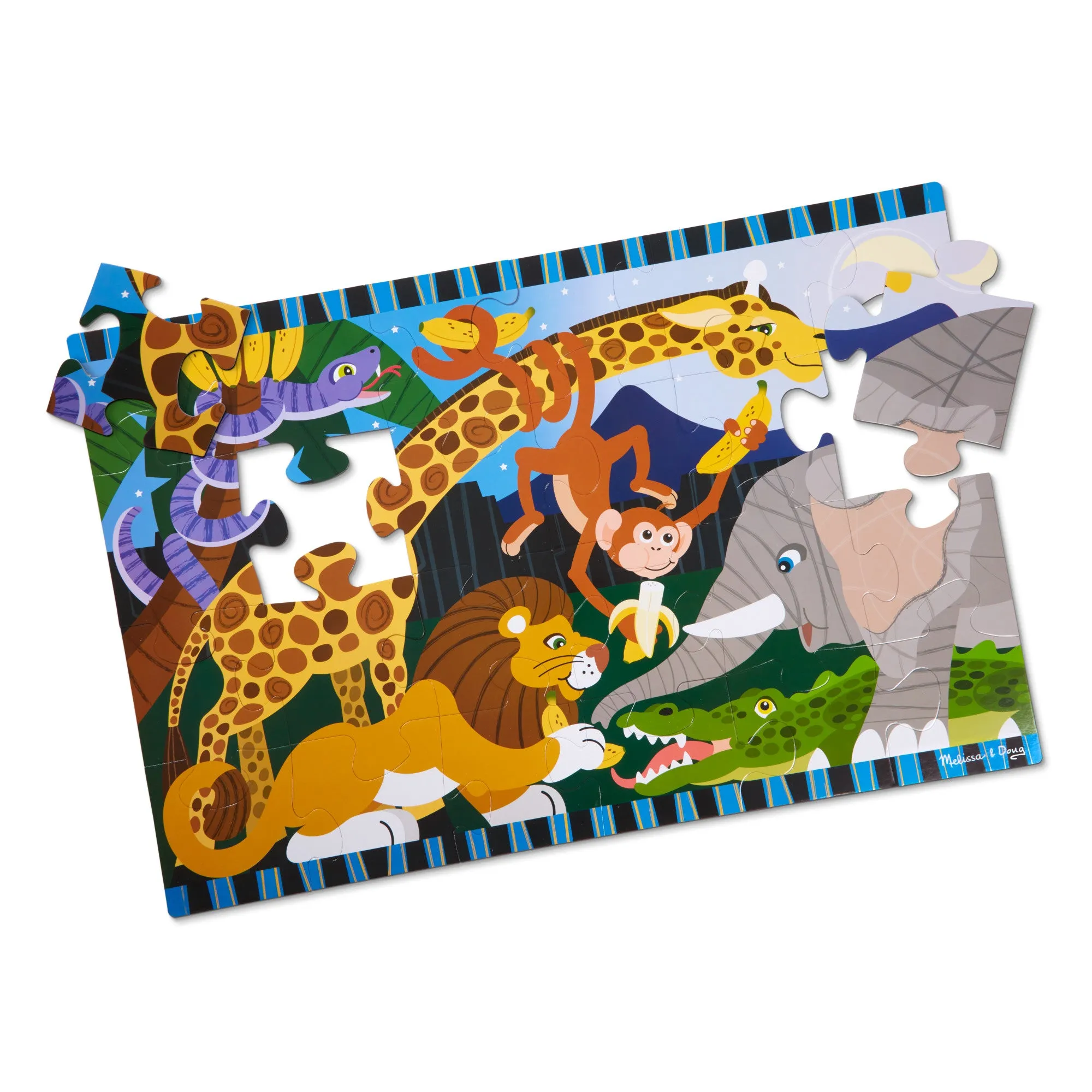 Safari Social Floor Puzzle - 24 Pieces