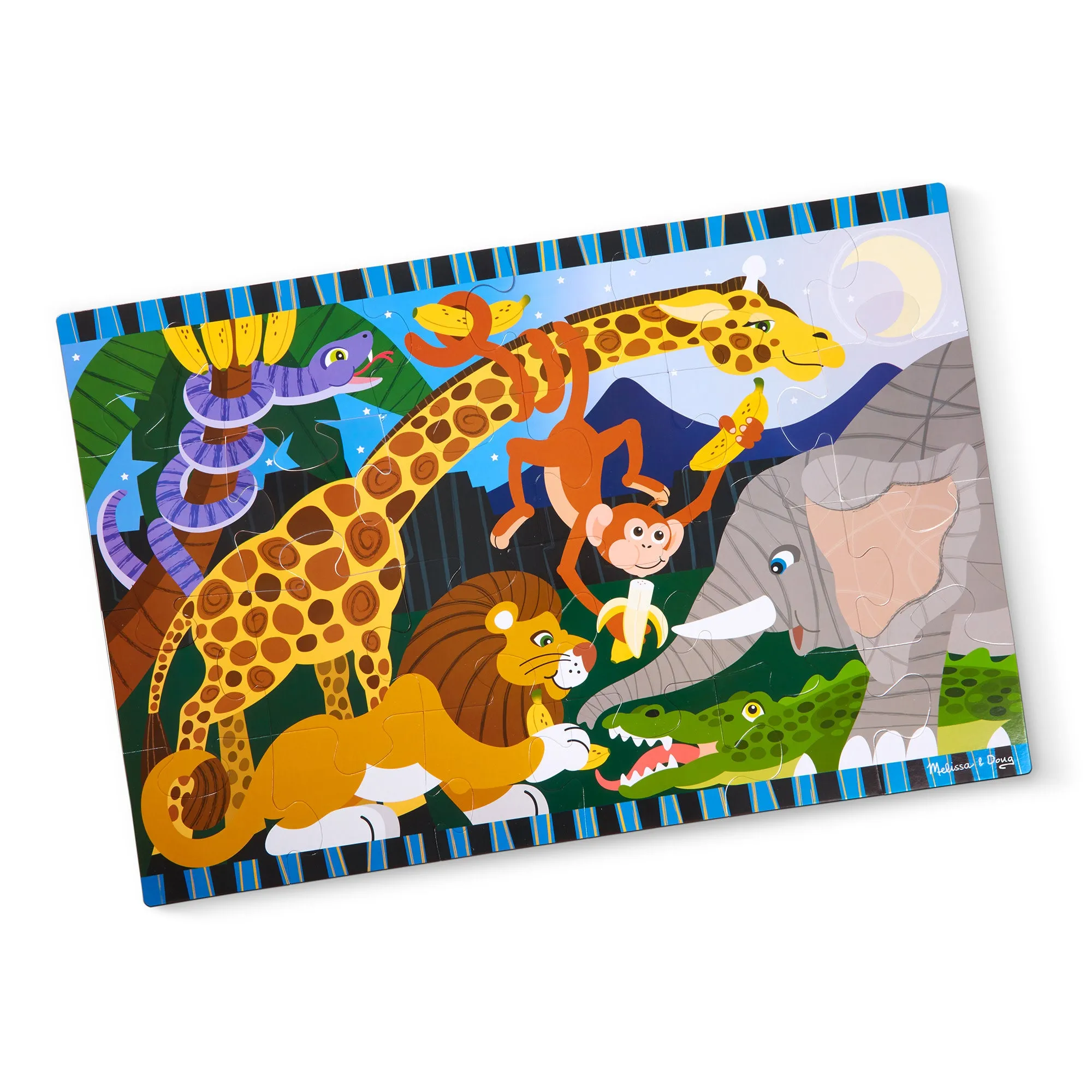 Safari Social Floor Puzzle - 24 Pieces