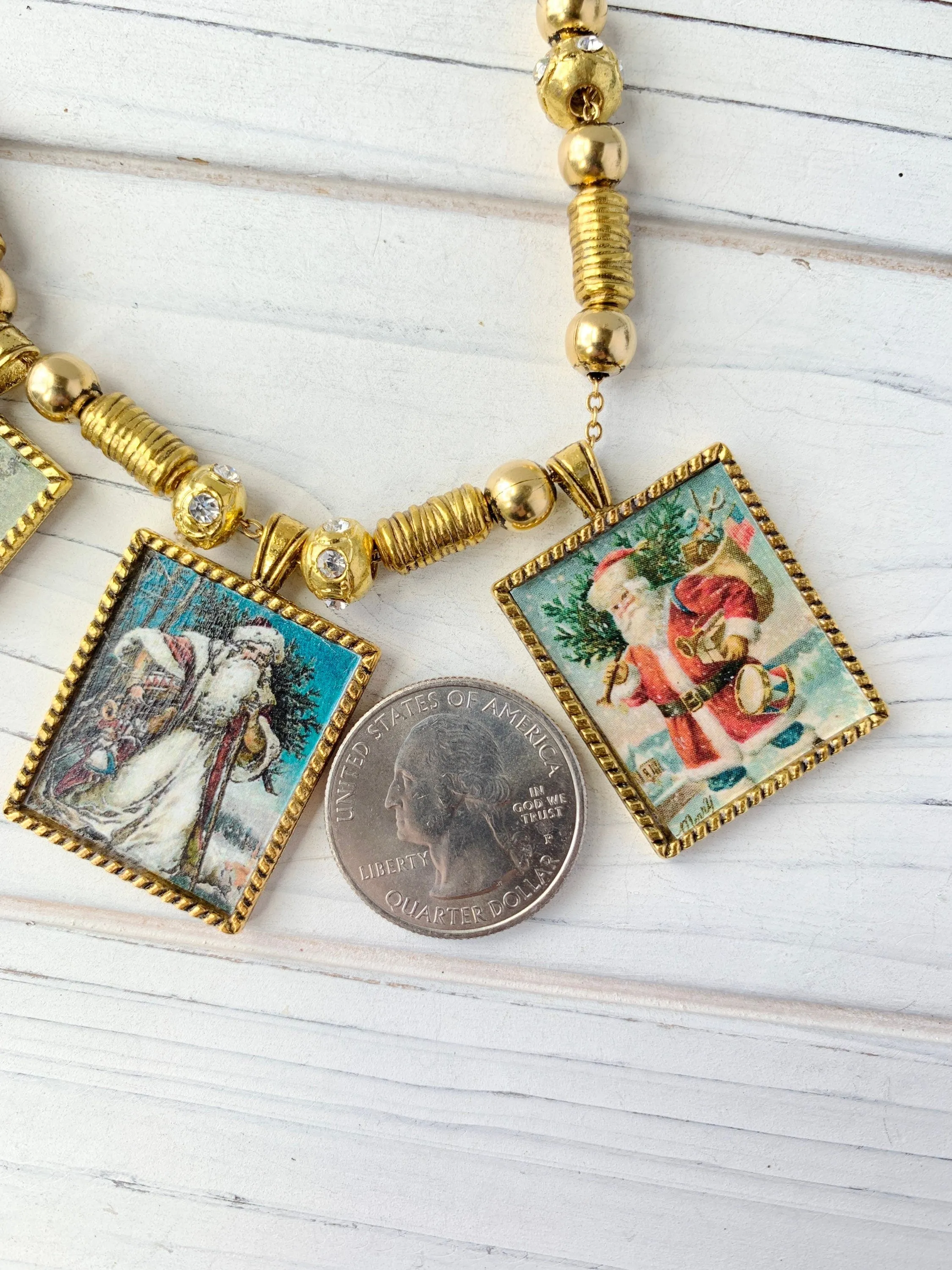 Saint Nicholas Christmas Necklace