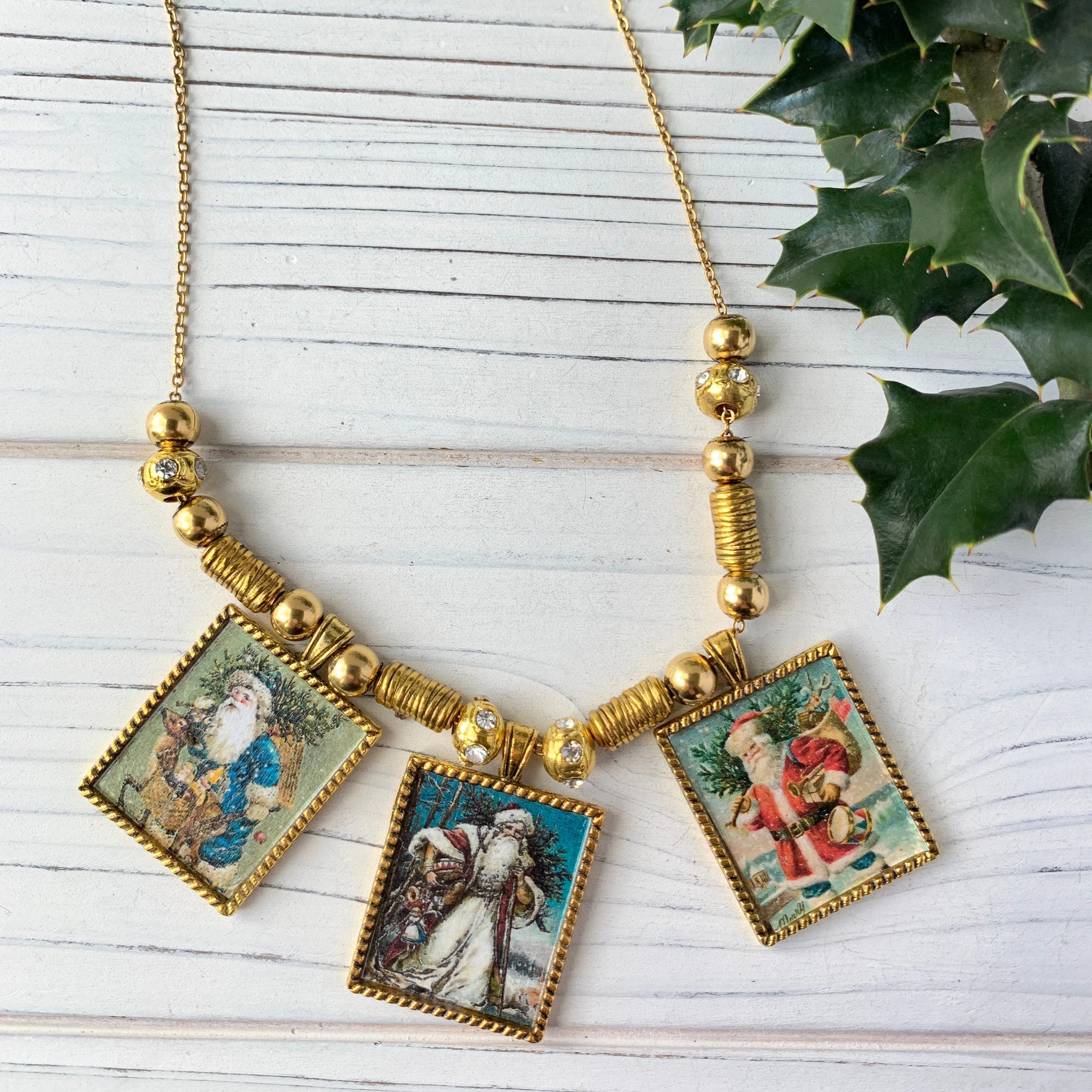 Saint Nicholas Christmas Necklace