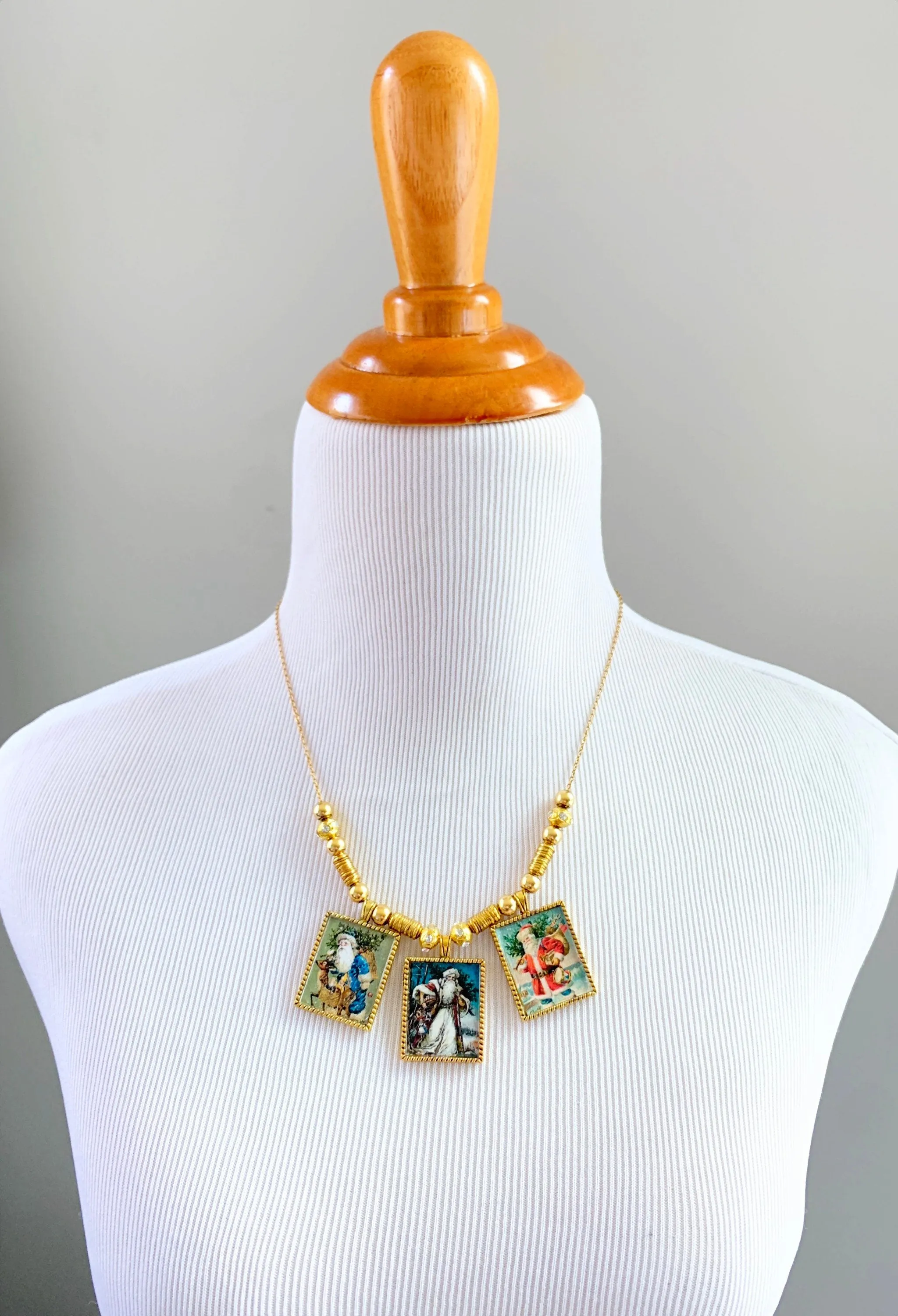 Saint Nicholas Christmas Necklace