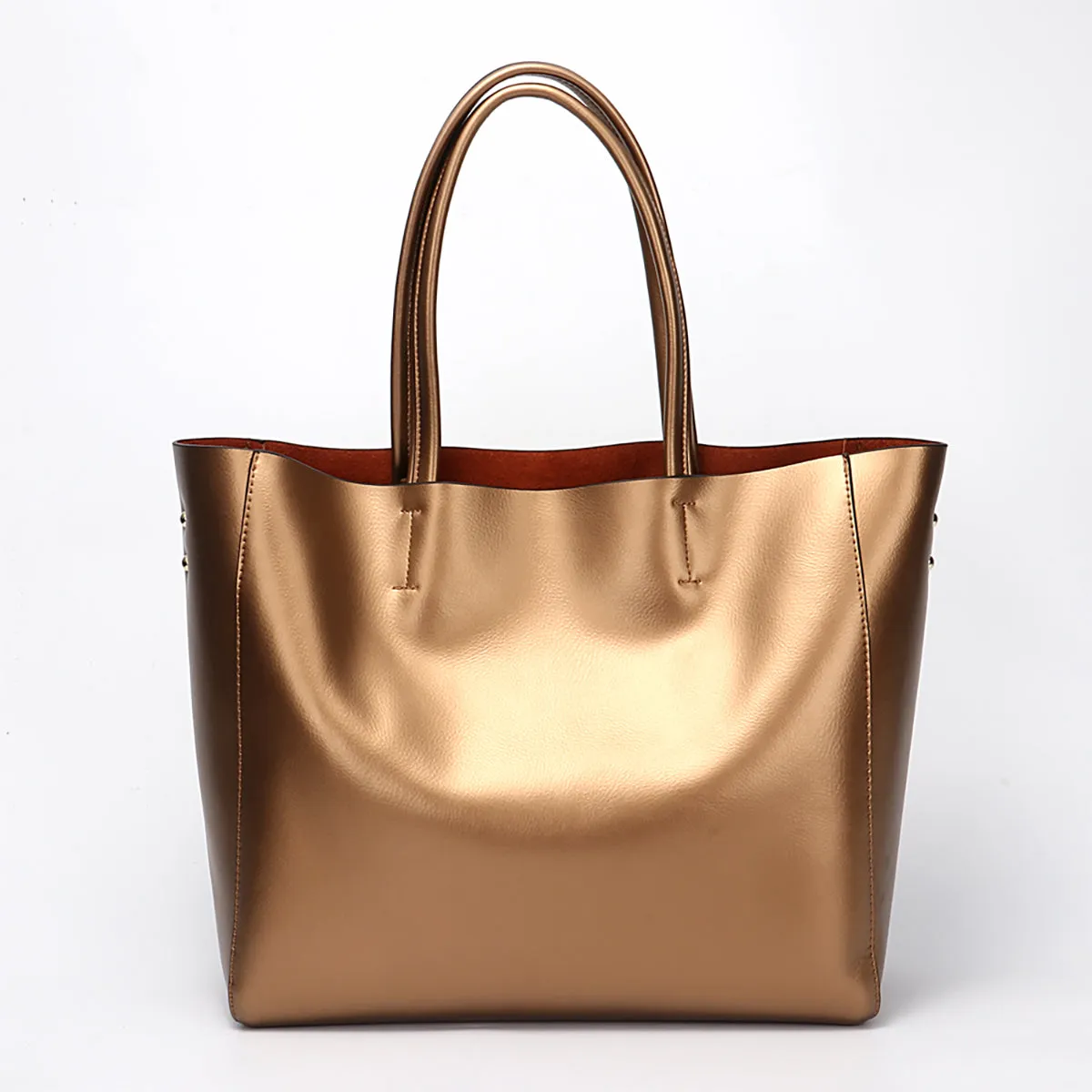 Toul Luxe Metallic Tote Bag