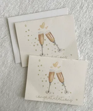 Wedding/Engagement Recycled Paper Card