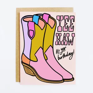 Yee Haw It's Yer Birthday Card