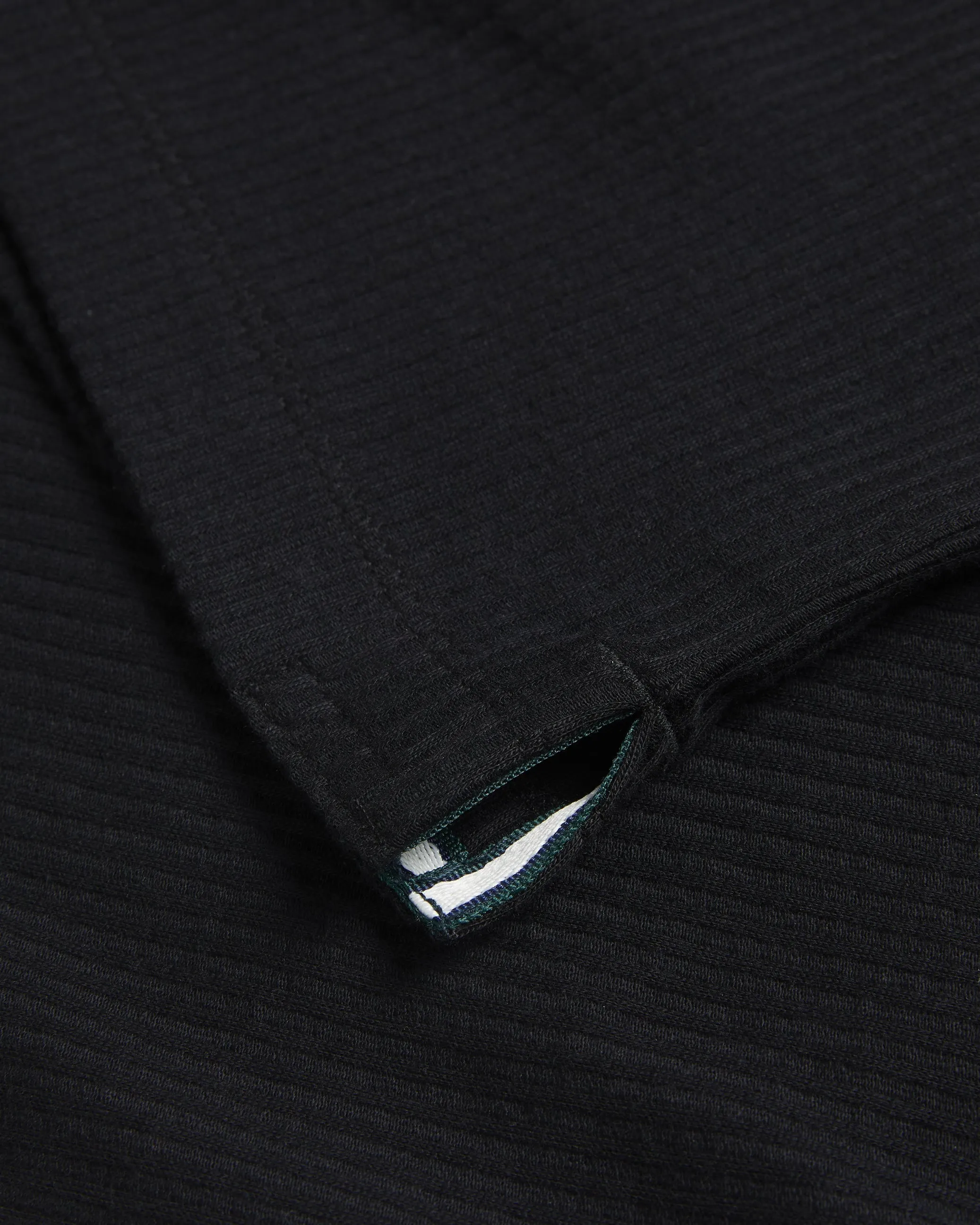 Zarkes Ss Regular Zip Polo Black